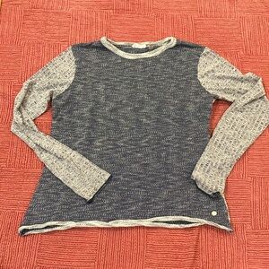 Point Zero sweater - blue jeans fade color